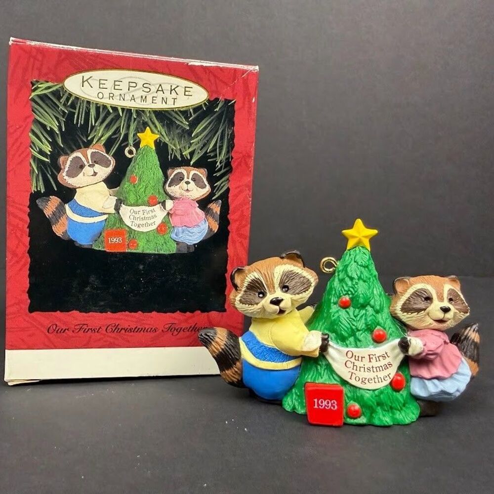 1993 Hallmark Keepsake Ornament Our First Christmas Together-Mint Condition